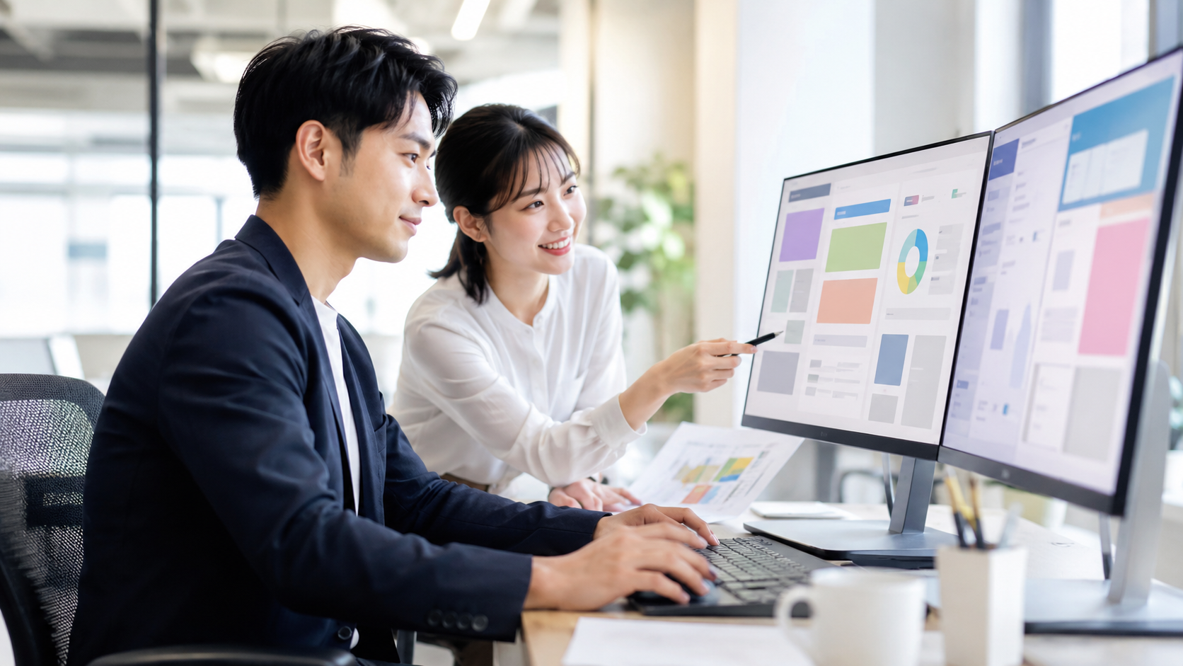 プロチームのWEB作業イメージ